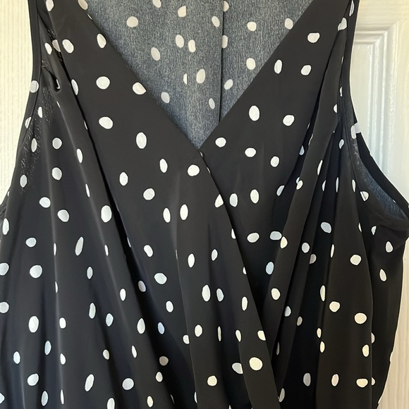 Ladies blue and polka jumpsuit - Picture 8 of 9